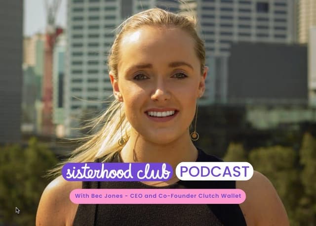 What it takes to be a female founder in Web3 - Bec Jones CEO Clutch Wallet